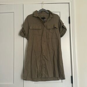 Banana Republic olive green dress - small